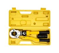 Pince à sertir hydraulique 8T, outil de sertissage pour multicouche | 4 matrices TH 16-32mm, tête rotative 360°, valise de rangement, acier Cr40
