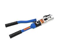 Pince à sertir hydraulique, avec 8 moules U16, 20, 25, 32 mm + TH16, 20, 26, 32 mm, pour sertir des tuyaux en aluminium-plastique, bleu