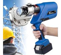 Pince à sertir hydraulique électrique rechargeable - Alimentée par piles pour un sertissage efficace des fils, idéal pour les projets électriques et de bricolage