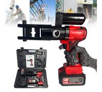 Pince À Sertir Hydraulique Électrique (rechargeable), Avec 2 Batteries Lithium-ion, Sortie 12 Dents, Démarrage Par Simple Pression Et Protection Multiple,16-300㎡