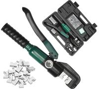 Pince à sertir hydraulique, force de sertissage de 60 kN, inserts multi-tailles, vert