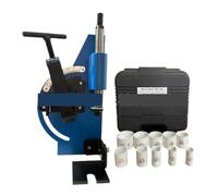 Pince à sertir hydraulique, La Machine À Rainurer Et Découper Les Tuyaux PN-1/2A Est Équipée De Plusieurs Scies Cloches(Machine+15 piece set)