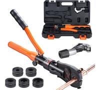 Pince à sertir hydraulique - Pince à sertir pour tubes V12/15/18/22/28 - Pince à sertir avec mâchoires - Outils professionnels de raccordement de tubes