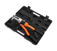 Pince à sertir hydraulique - Pince à sertir professionnelle - 10T - Outil de pressage solide avec formes TH TH16 TH20 TH26 TH32 - Kit d'outils de pressage pour tuyaux en cuivre composite