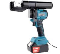 Pince a Sertir Hydraulique Pince Hydraulique Lithium-Électrique Pince a Sertir Électrique Rechargeable Petit Pistolet en Acier Pince Pour Tuyau Pression Modifiée Portable Spécial Électricien 21V B