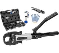 Pince à Sertir Hydraulique pour Tuyaux en Cuivre, Sertisseuse Pex, Pince à Sertir pour Plomberie avec 5 Sertissages pour Tuyaux en Aluminium, Plastique, Acier Inoxydable Et Cuivr, VAU15/20/25mm