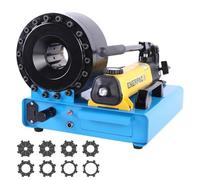 Pince à sertir hydraulique Rapide avec 7 Jeux de Matrices, Plage de sertissage 6-25 mm, kit de sertissage Haute Pression pour excavatrices, Automobiles, Machines agricoles et Autres canalisations.