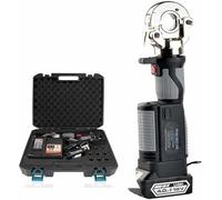 Pince à sertir hydraulique rechargeable 10-300 m², outil de sertissage hydraulique électrique avec 12 paires de matrices, pince à sertir à piles pour bornes en cuivre et aluminium, vert