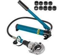 VEVOR Pince à Sertir Hydraulique Forme TH/V 12-28/16-32 Kit de Pince de Sertissage Multicouche Force de Pression 6 T Sertisseuse Tête Pivotante à 360°, avec Bouteille pour Tuyaux PE PEX PB