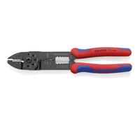 KNIPEX 97 22 240 SB Pince à sertir avec gaines bi-matière noire laquée 240 mm...