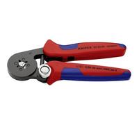 KNIPEX Pince à sertir auto-ajustable pour embouts de câble, 0,08-16 mm², compression carrée, outil de sertissage, pince à sertir, 97 53 04