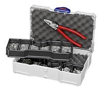 Pince à sertir - KNIPEX - 97 90 05 - embouts 0,25-16 mm² - 180 mm - Mini-Systainer inclus