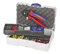 Pince à sertir - KNIPEX - 97 90 09 - 0,08-10 mm² - Réglage automatique - Assortiment 1250 cosses