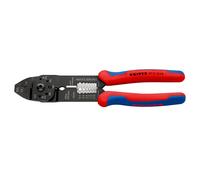 Pince à sertir Knipex UNIVERSELLE PRO COMPACT PRECIFORCE 230mm POIGNEE ERGONOMIQUE COSSES CONNECTEURS NON ISOLES 97 21 215 B MADE IN GERMANY