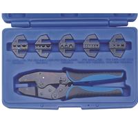 Pince À Sertir Kunzer Avec 5 Embouts, 6 Pièces 7CZ06
