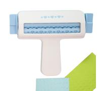 Pince à sertir - Machine de Scrapbooking, Pince à gaufrer texturée | Outil de pressage à motif ondulé manuel, rouleau de formage de bord décoratif, rouleau d'impression de bricolage pour cartes faites