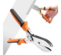 Pince à sertir manuelle à 5 lames, 26,7 cm pour travaux de conduits de calibre 24-28, tuyau de descente, tuyau de poêle