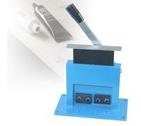 Pince à sertir manuelle avec option de codage, machine d'étanchéité de queue de tuyau pour laboratoire et production de petits lots, largeur maximale de 52 mm, comprend des tampons de date et de