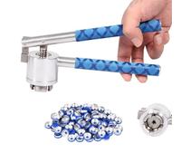 Pince à sertir manuelle pour fioles rabattables, poignée antidérapante, écart de précision de 0,01 mm, acier inoxydable, idéale pour les industries alimentaires et chimiques, utilisation scolaire