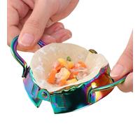 Pince à sertir manuelle pour tortilla | Presse à raviolis en acier inoxydable - Outil de cuisine pour collectionneurs