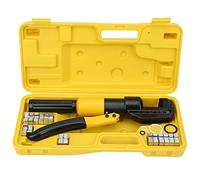 Pince à Sertir Multicouche Hydraulique 6 Tonnes, Portable avec 16 Mors, Sertissage 4-70mm² - Ergonomique, Mallette Incluse, Outil Polyvalent pour Câble Électrique Cuivre