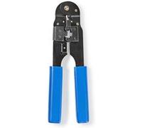 Pince à Sertir Nedis CAT5e / CAT6 / CAT6a Coupe / Décapage / Pince ABS / Acier Bleu Bleu G