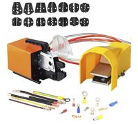 Pince à sertir pneumatique multifonction AM-10, compatible avec de nombreux types de bornes et 15 matrices.