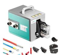 Pince à sertir pneumatique, pince à sertir multifonction, pression réglable de 0,5 à 0,8 MPa, sertissage jusqu'à 16 mm² pour différents terminaux, ensemble d'outils durables