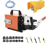 Pince à sertir pneumatique, pince à sertir pneumatique, bornes jusqu'à 1,3 T, puissance de sortie: 0,5 à 0,7 Mpa max., 1,0 Mpa, tuyau de 1,8 m, 0,5 à 16 mm².