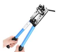 Pince à sertir pour cosses de câble 6-50 mm², Réglable Cosse de câble de Batterie Outils de sertissage Pinces d'électricien avec poignées antidérapantes et mécanisme Auto-bloquant