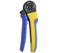 Pince à sertir pour embouts simples et doubles - 0,14 à 10 mm²