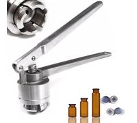 Pince à sertir pour fioles en aluminium/aluminium-plastique, outil de scellage de bouteilles en verre en acier inoxydable 304, tailles 13-32 mm