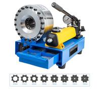 Pince à sertir pour tuyau hydraulique - Machine portable avec capacité de 6 à 25 mm et 10 à 31 mm, comprend 7 ensembles de matrices pour un sertissage efficace