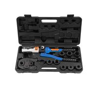 Pince à sertir professionnelle avec contour V et TH - Pince à sertir manuelle pour tube en cuivre, tube en acier inoxydable - Inserts de mâchoires V12 V15 V18 V22 V28 et TH16 TH20 TH26 TH32