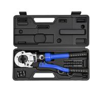 Pince à sertir professionnelle - Profil en V - Outil de sertissage hydraulique pour tube en cuivre - Outil de sertissage avec V12, V15, V18, V22, V28, pour l'énergie et l'industrie