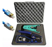 Pince à sertir RJ45 for connecteurs modulaires Ethernet Cat6a, Cat6, Cat5, Cat5e, 8P8C(Netwrok Tool Kit)