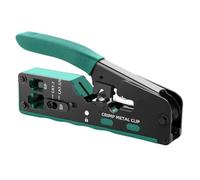 Pince à sertir Rj45 Rj12 Rj11 Cat7 Cat6 Cat6A Cat5 Cat5e, Outil de sertissage avec connecteurs Ethernet 8P/6P