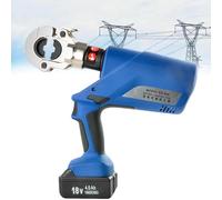 Pince à Sertir Sans Fil AlimentéE Par Batterie Lithium-Ion, Kit De Sertissage éLectrohydraulique Sans Fil, Avec Matrices De Sertissage 16-300 Mm²/400 Mm², Pour Domestiques Et Industriels(EZ-300)