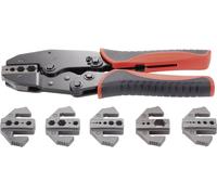 Pince à sertir TOOLCRAFT PZ-505 818645 7 pièces pour connecteur coaxial BNC, TNC, pour fiche FO