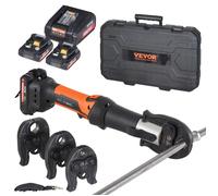 VEVOR Kit d'outils de sertissage de tuyaux avec 2 batteries mâchoires M15 22 28