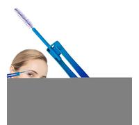 Pince à sourcils avec brosse, pince à épiler pour les cheveux du visage pour femmes, tondeuse à sourcils en acier inoxydable 2 en 1 avec brosse | Épiler les cheveux réutilisables, applicateur de faux