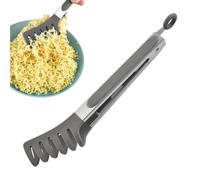 Pince à spaghetti en silicone pour servir des aliments et pâtes | Pince à spaghetti facile à ouvrir 25,4 cm pour spaghetti, nouilles, pâtes, salade, barbecue