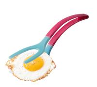 Pince à Spatule pour le Retournement des Aliments | Double Fonction,Manche Ergonomique pour Petit-Déjeuner Poisson Toast Omelette Pancake