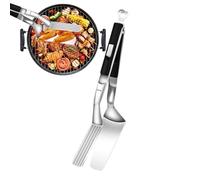 Pince à steak de cuisine - Langue Spatule Flipper Combo, Pince à spatule multifonctionnelle pour BBQ Cuisson Pince Spatule | Pince de pelle alimentaire suspendue Pince de cuisine pour la cuisson Grill