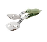 Pince à steak en acier inoxydable pour cuisson | Spatule à retourner les aliments pour servir du bacon en plein air, frire, restaurant, camping, salade, pain, viande