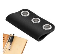 Pince à stylo - Carnet en cuir PU amovible, porte-stylo pour journal , tendeur de bande élastique, accessoire d'organisation de papeterie de bureau, outil de planification de journal, unité