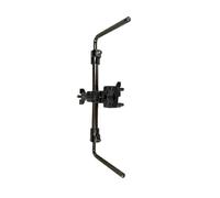 Pince à tambour lourde pour cymbales en forme de U, structure symétrique, acier inoxydable, réglable dans plusieurs directions, support de cymbale réglable