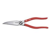 Pince à tête ronde et plate coudée à 40° Wiha 26723 pour l'électronique et la mécanique de précision Longueur: 160 mm 1