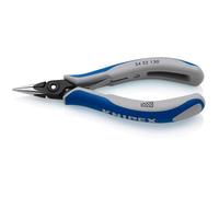 Pince à tête ronde et plate - KNIPEX - 34 52 130 - De précision - Brucelle - Gris