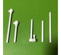 Pince à tige creuse for porte-électrode en PTFE, 1 pièce | For électrodes, version creuse, pince de laboratoire(L-shaped clip)